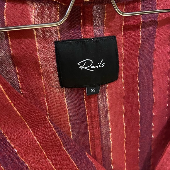 Rails tie front crop top - Picture 6 of 8